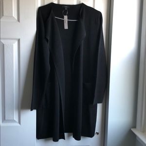 Juliette collarless sweater-blazer